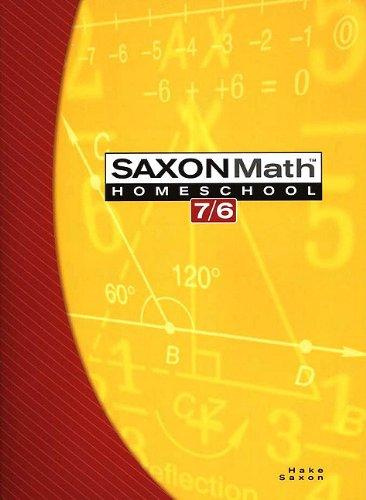 Saxon Math 7/6 Textbook